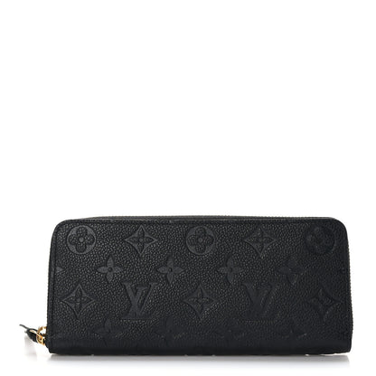 Louis Vuitton Empreinte Clemence Wallet Black 1 of 7