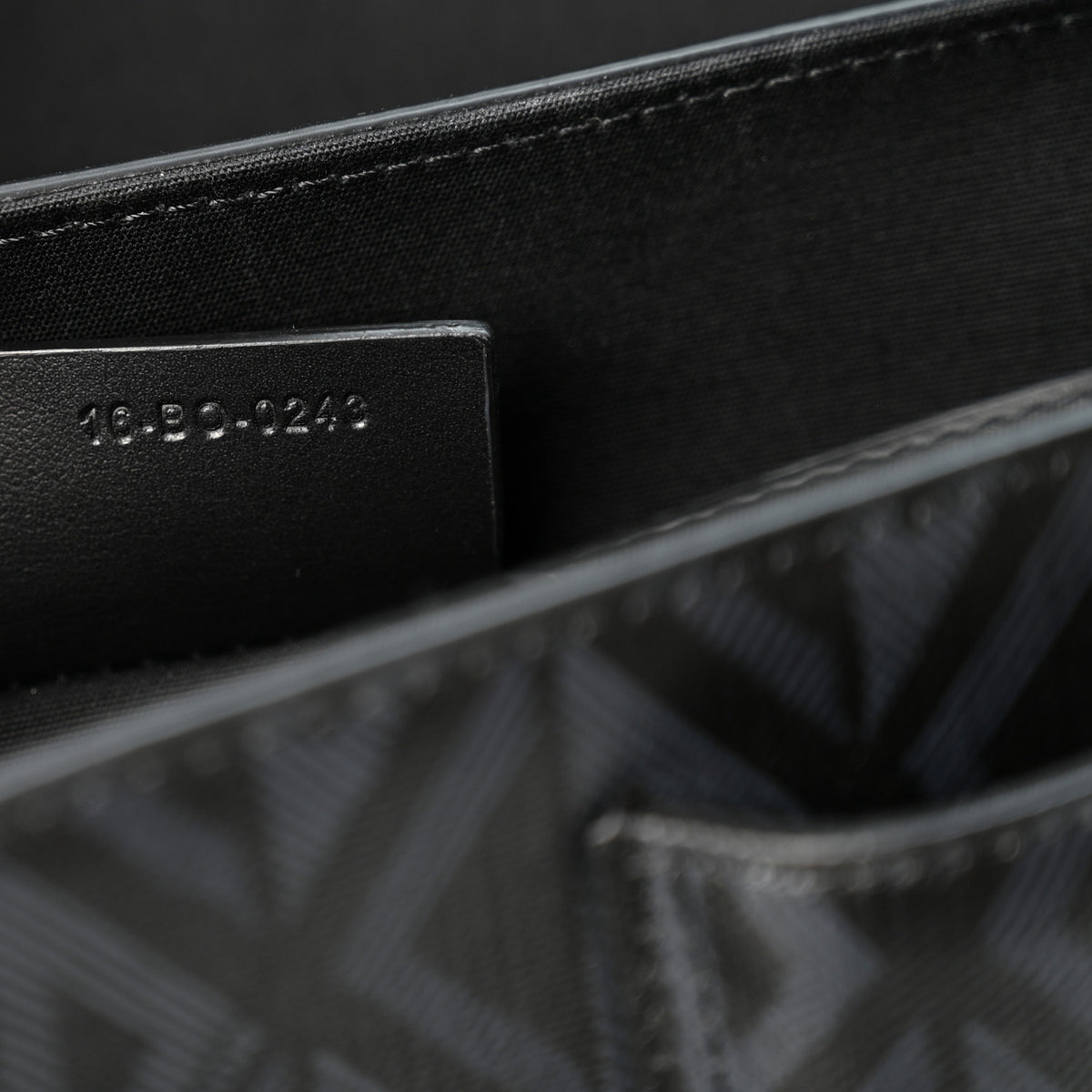 Coated Canvas CD Diamond Hit The Road Bag Black