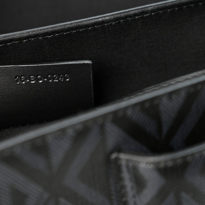 Christian Dior Coated Canvas CD Diamond Hit The Road Bag Black 7 of 10
