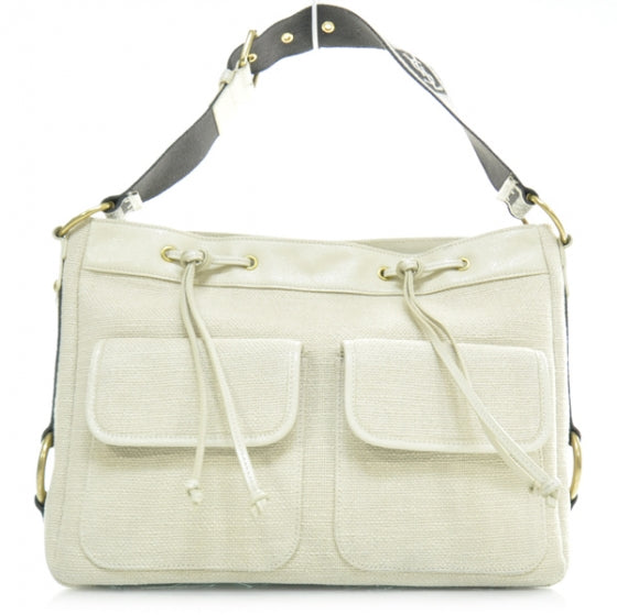 Canvas Drawstring Shoulder Bag