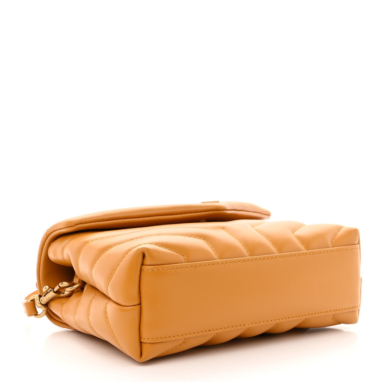 Calfskin Y Quilted Monogram Toy Loulou Crossbody Bag Cheddar