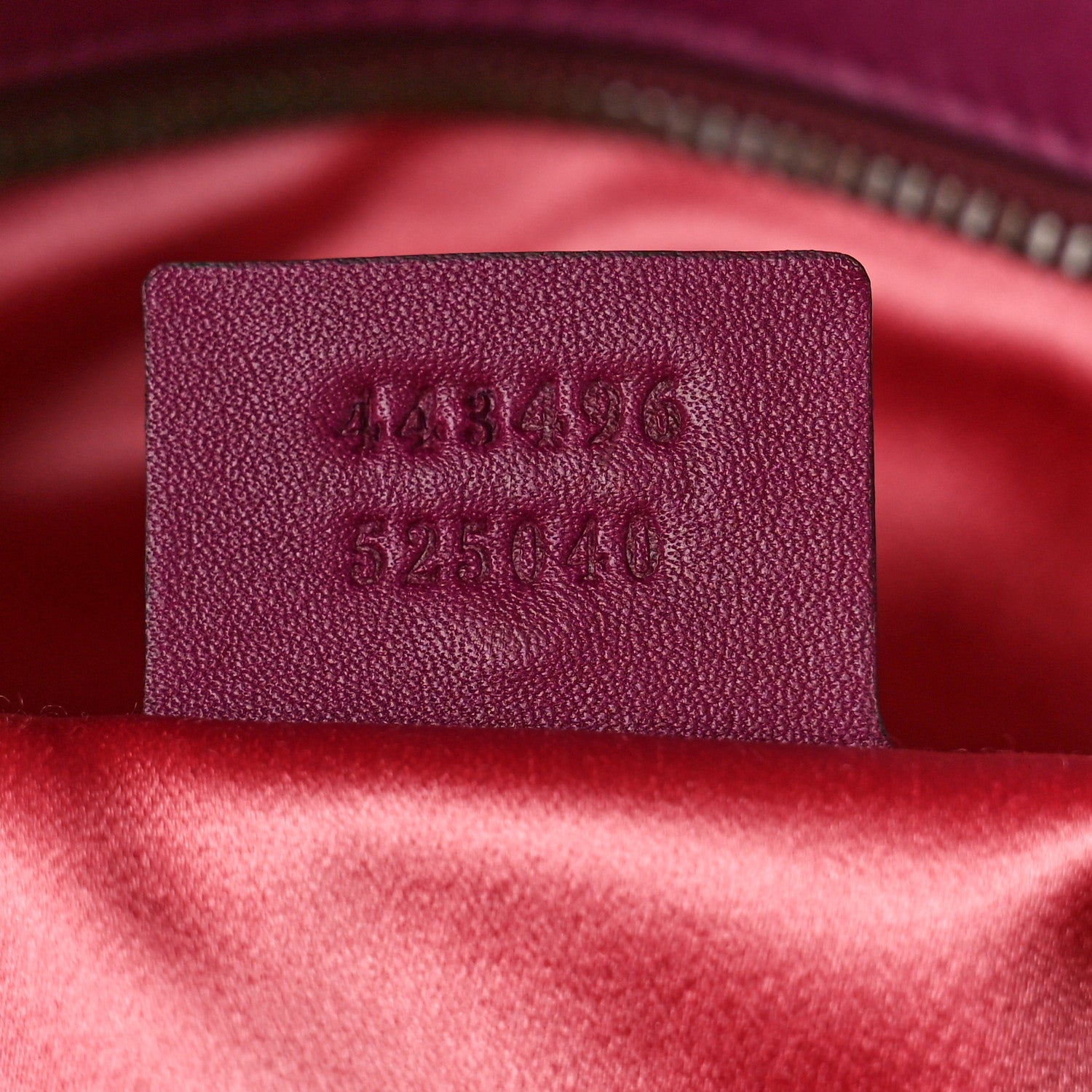 Gucci Velvet Matelasse Medium GG Marmont Shoulder Bag Fuchsia Violet Cyclamen 7 of 9