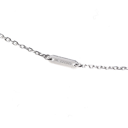 Van Cleef & Arpels 18K White Gold Turquoise Sweet Alhambra Butterfly Pendant Necklace 5 of 6