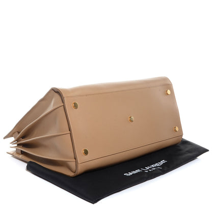 Saint Laurent Calfskin Large Sac de Jour Carryall Tan 4 of 8