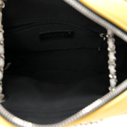 Chanel Calfskin Quilted Cuba Camera Bag White Multicolor 5 of 10