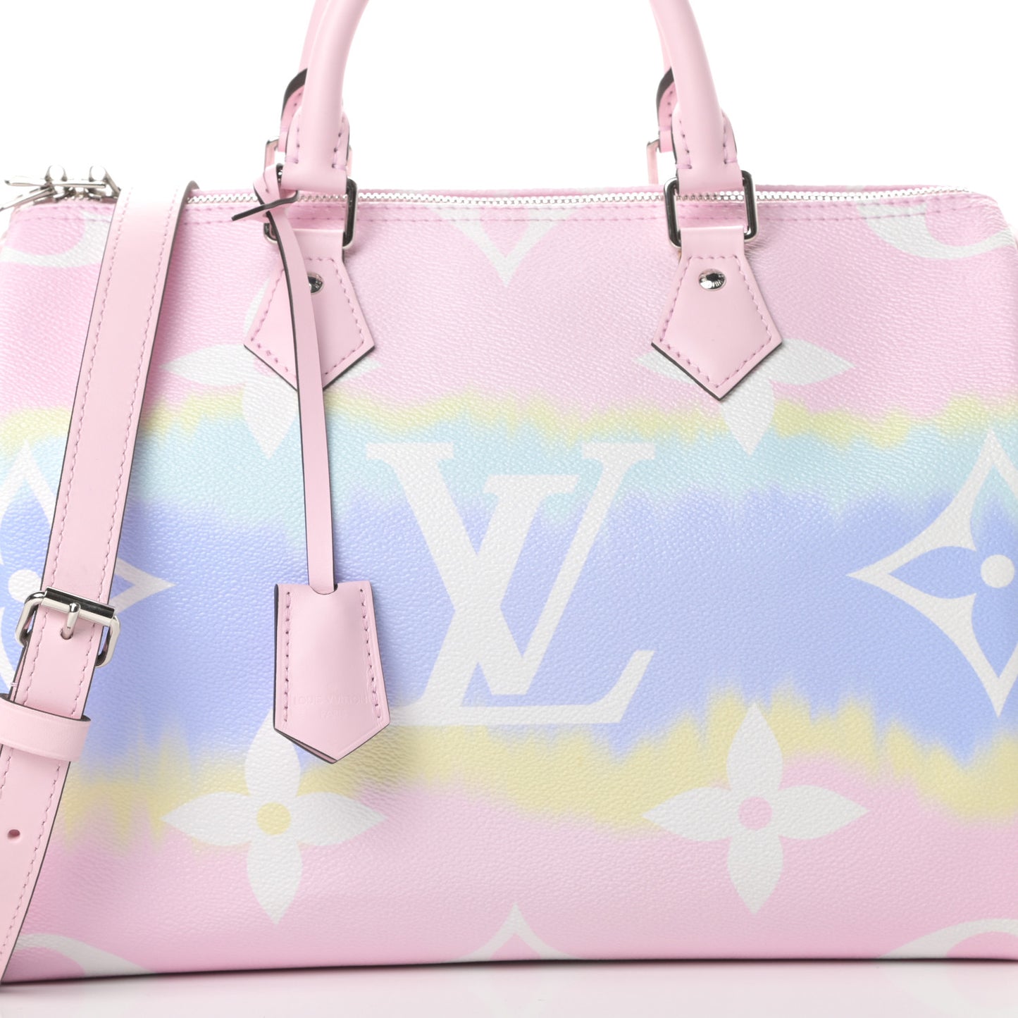 Monogram Escale Speedy Bandouliere 30 Pastel