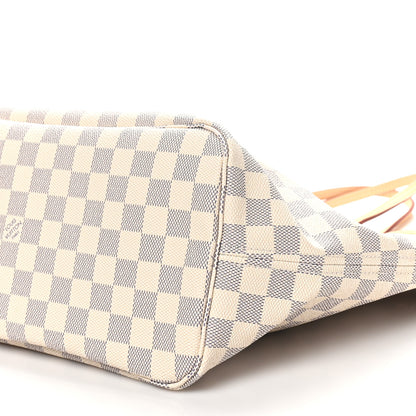 Louis Vuitton Damier Azur Neo Neverfull MM Rose Ballerine 10 of 10