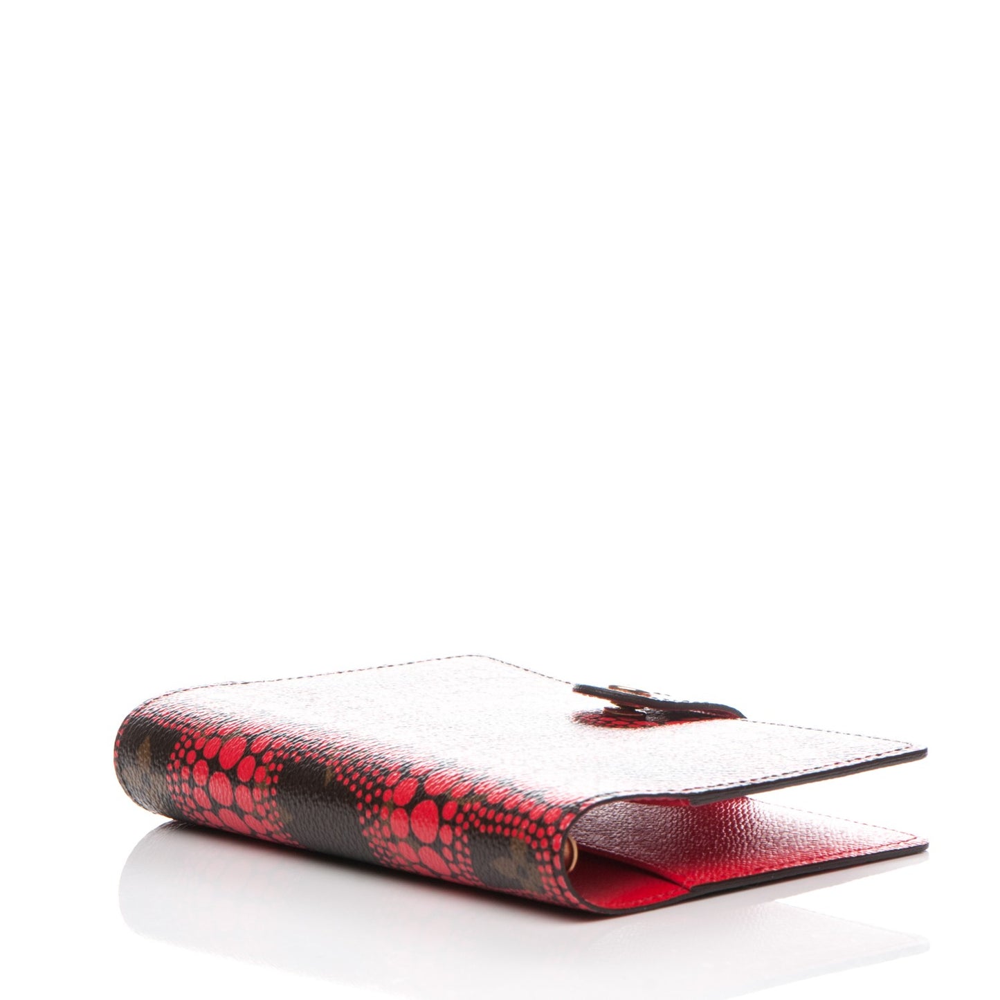 Monogram Kusama Town Small Ring Agenda Cover Red