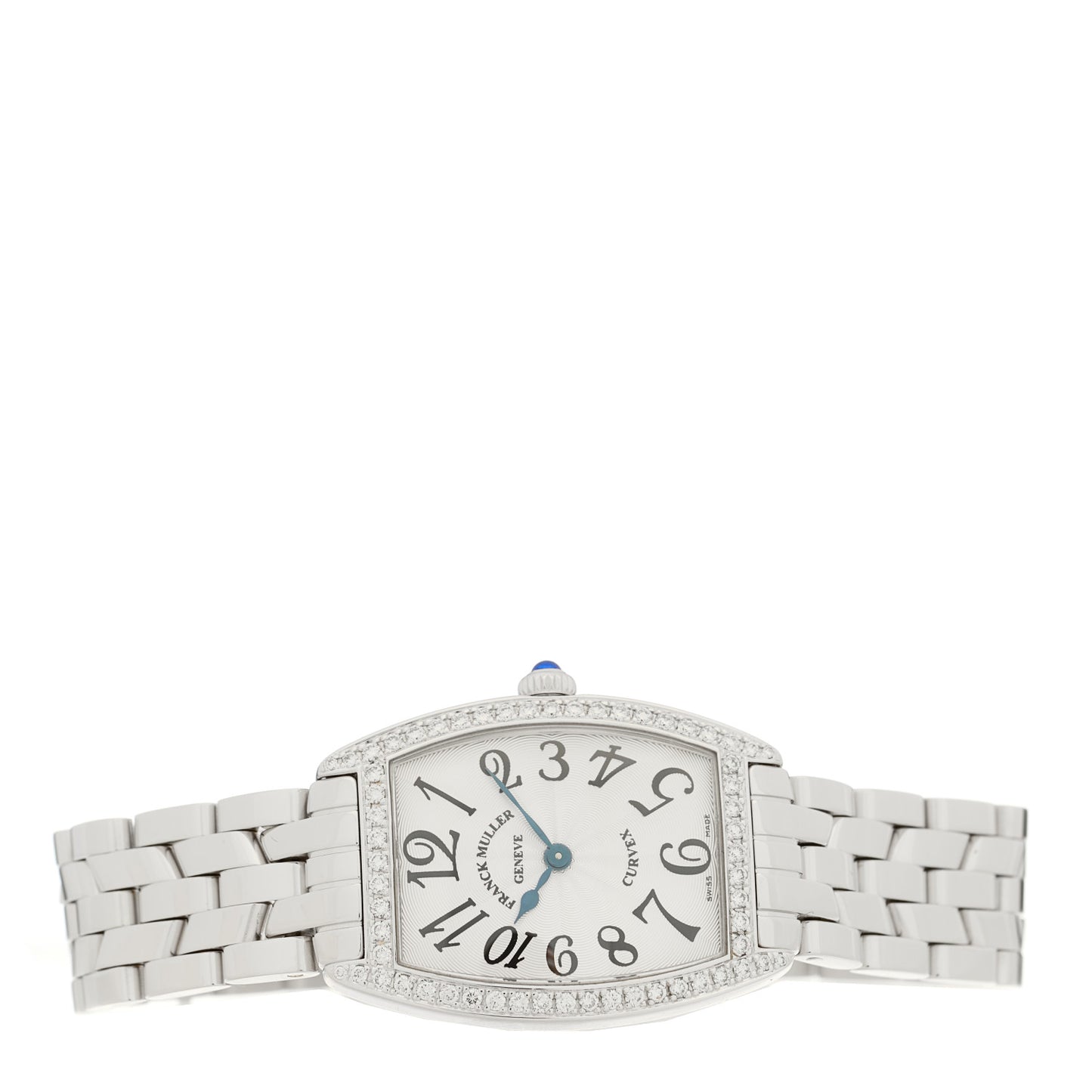Stainless Steel Diamond Bezel 25mm Cintree Curvex Quartz Watch 1752QZDP