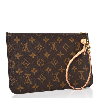 Louis Vuitton Monogram Neverfull MM GM Pochette 3 of 7