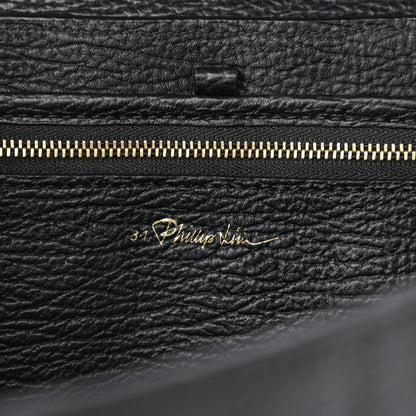 3.1 Phillip Lim Textured Calfskin Medium Pashli Satchel Black 6 of 13