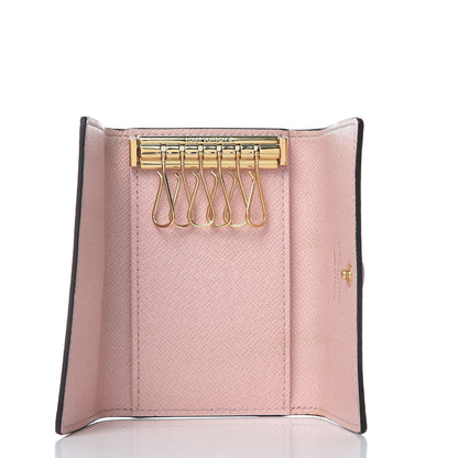 Louis Vuitton Damier Ebene Multicles 6 Key Holder Rose Ballerine 7 of 10