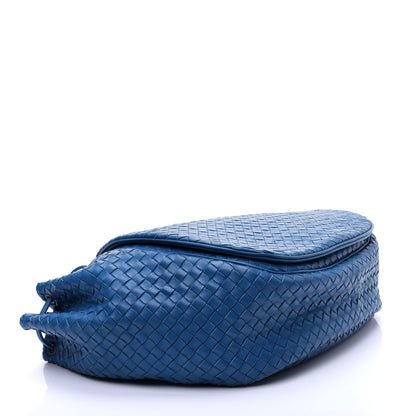 Bottega Veneta Nappa Intrecciato Shoulder Bag Cobalt Blue 4 of 16