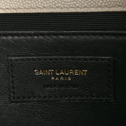 Saint Laurent Grain De Poudre Medium Monogram Kate Satchel Crema Soft 6 of 13