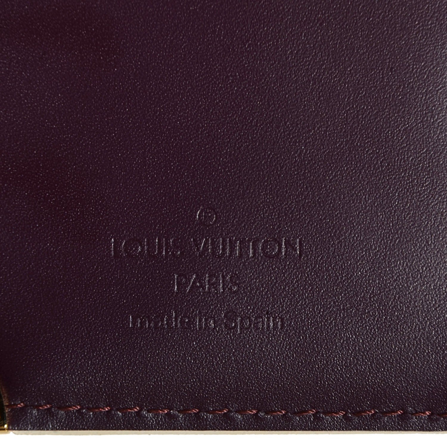 Louis Vuitton Suhali Small Ring Agenda Prune 6 of 8
