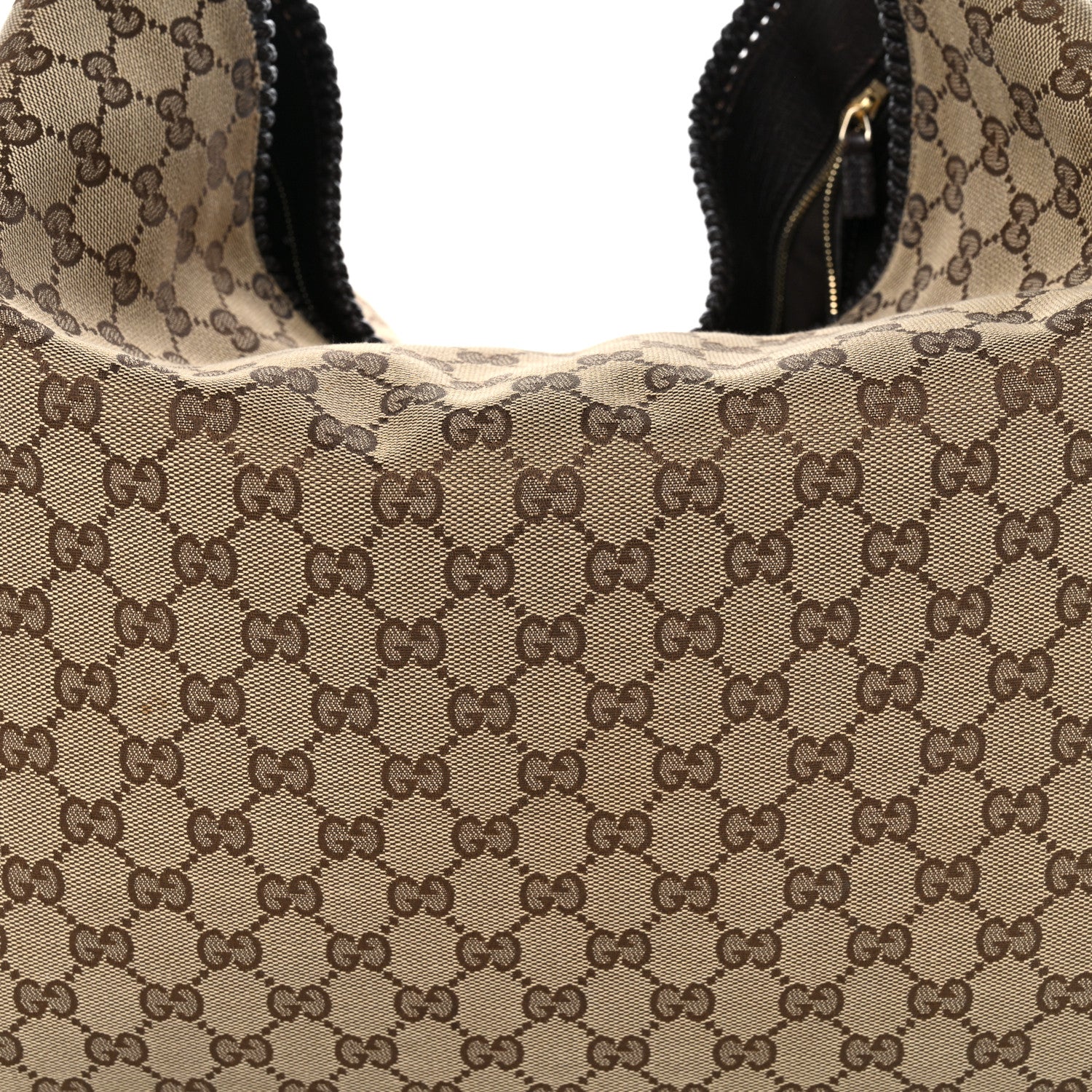 Gucci Monogram Large Horsebit Chain Hobo Dark Brown 8 of 16