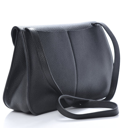 Hermes Taurillon Clemence Halzan 31 GM Black 4 of 13