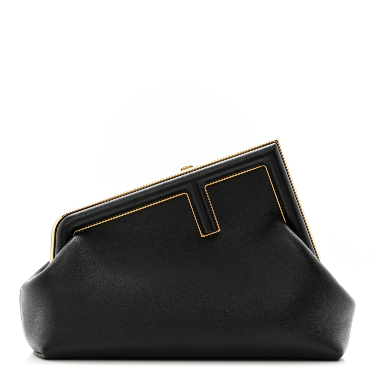 Fendi Shiny Nappa Small Fendi First Black 1 of 11