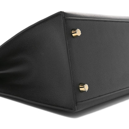 Hermes Epsom Kelly Sellier 28 Black 9 of 11