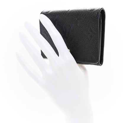 Louis Vuitton Empreinte Business Card Holder Black 2 of 8
