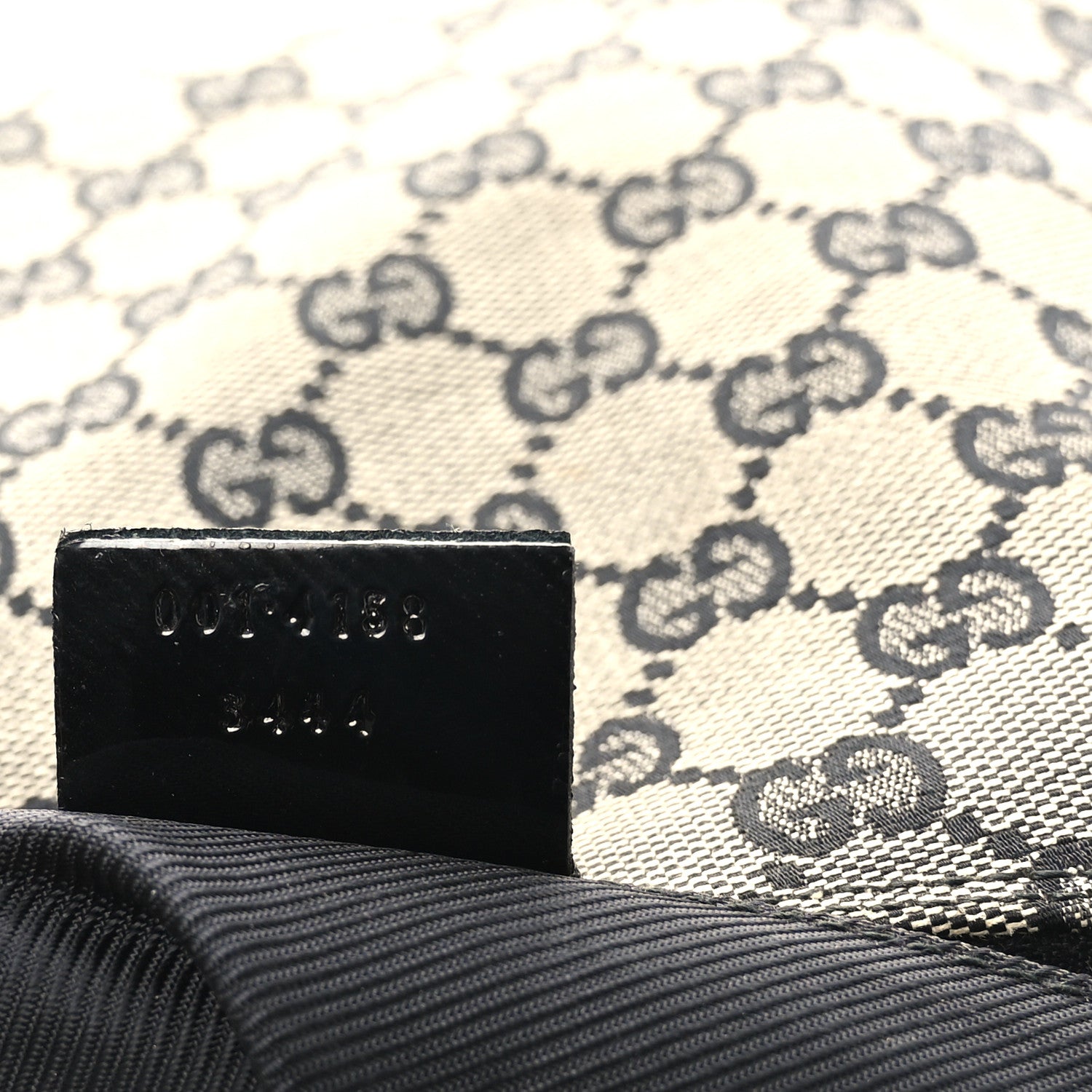 Gucci Monogram Patent Small Hobo  Black 7 of 10