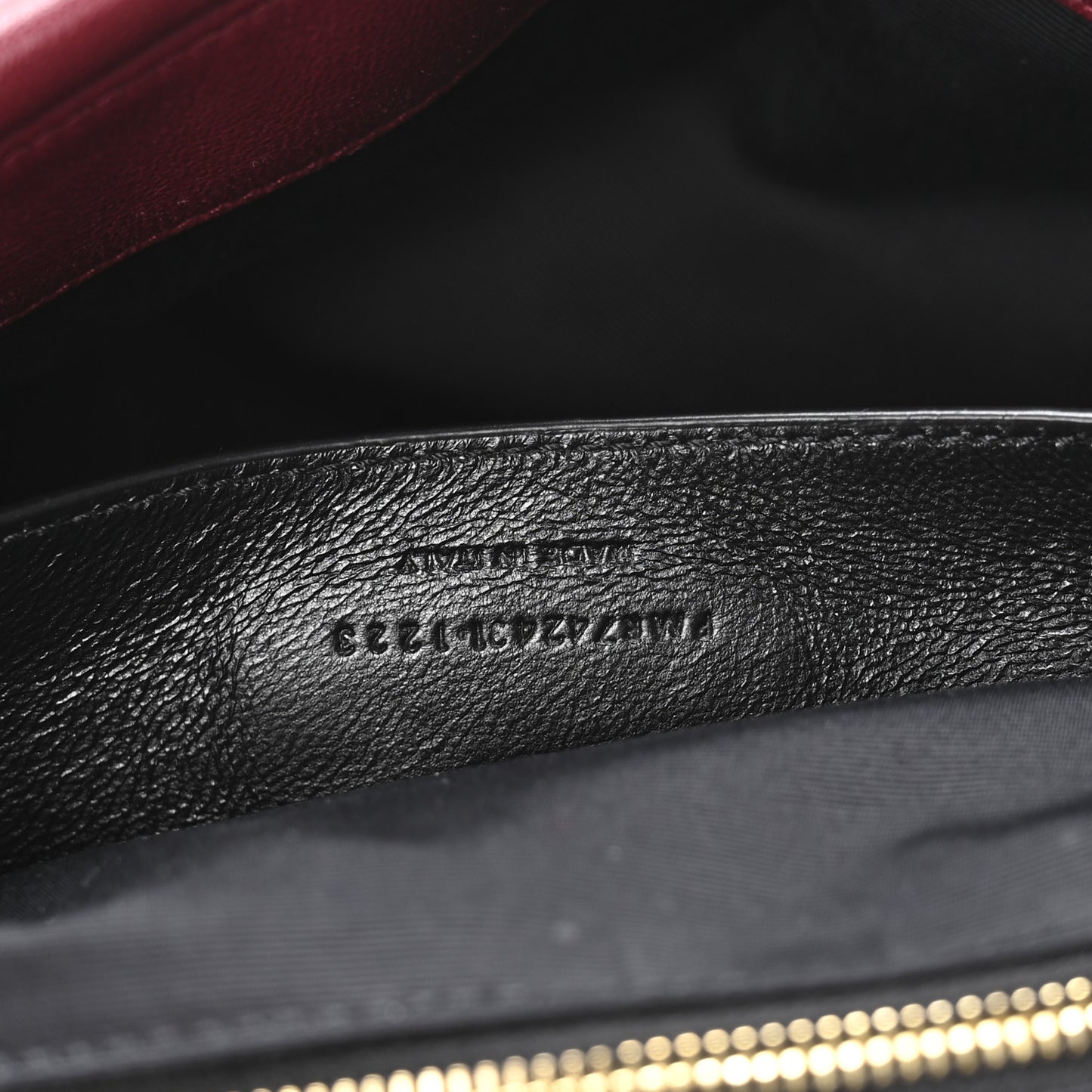 Lambskin Matelasse Monogram Large Jamie 4.3 New Dark Bordeaux