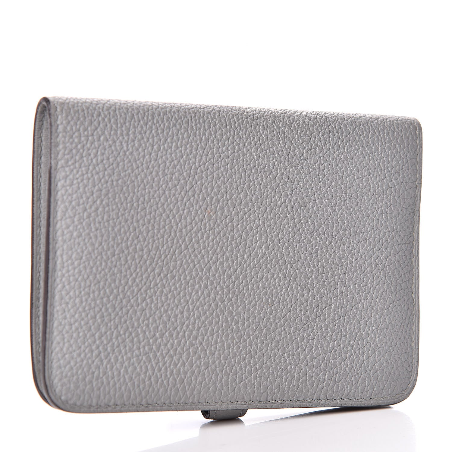 Hermes Togo Dogon Compact Wallet Bleu Glacier 3 of 10