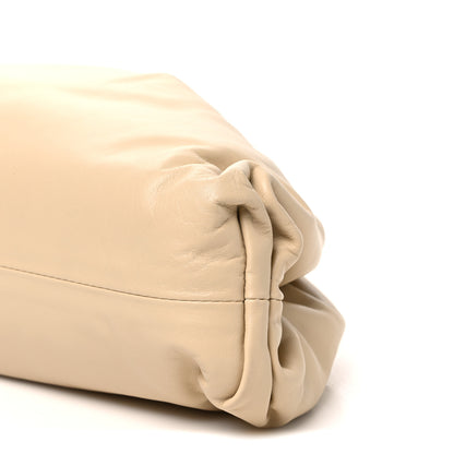 Bottega Veneta Smooth Butter Calf The Pouch Oversized Clutch Tapioca 10 of 10
