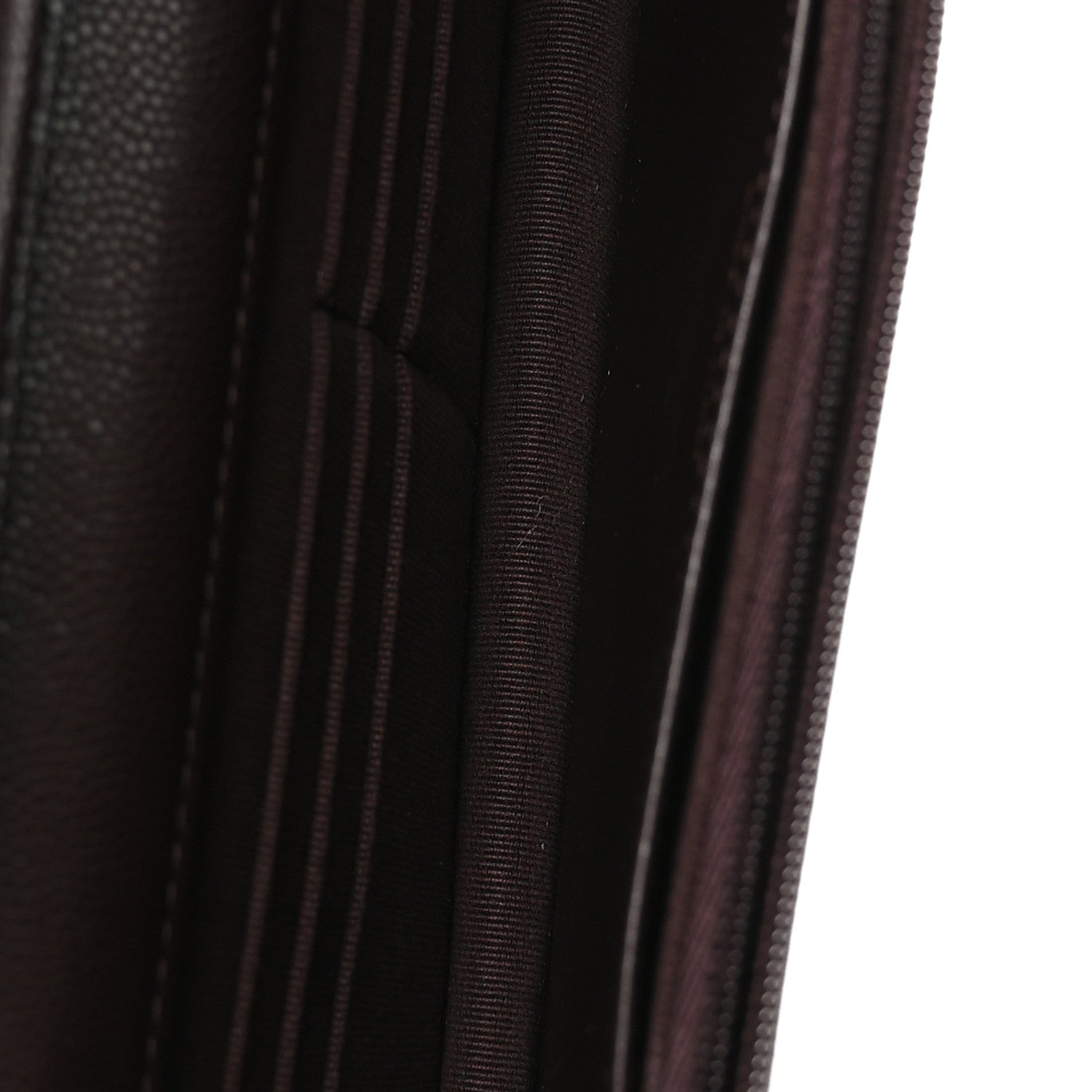 Chanel Caviar Quilted Wallet on Chain WOC Dark Brown 5 of 12