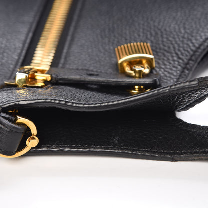Tom Ford Calfskin Large Alix Padlock Zip Shoulder Bag Black 8 of 18