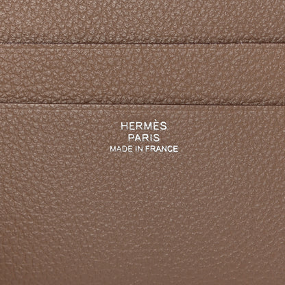 Hermes Evercolor City 8CC Card Holder Etoupe 6 of 7