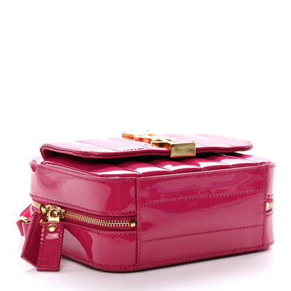 Saint Laurent Patent Matelasse Monogram Toy Vicky Camera Bag Freesia 4 of 15