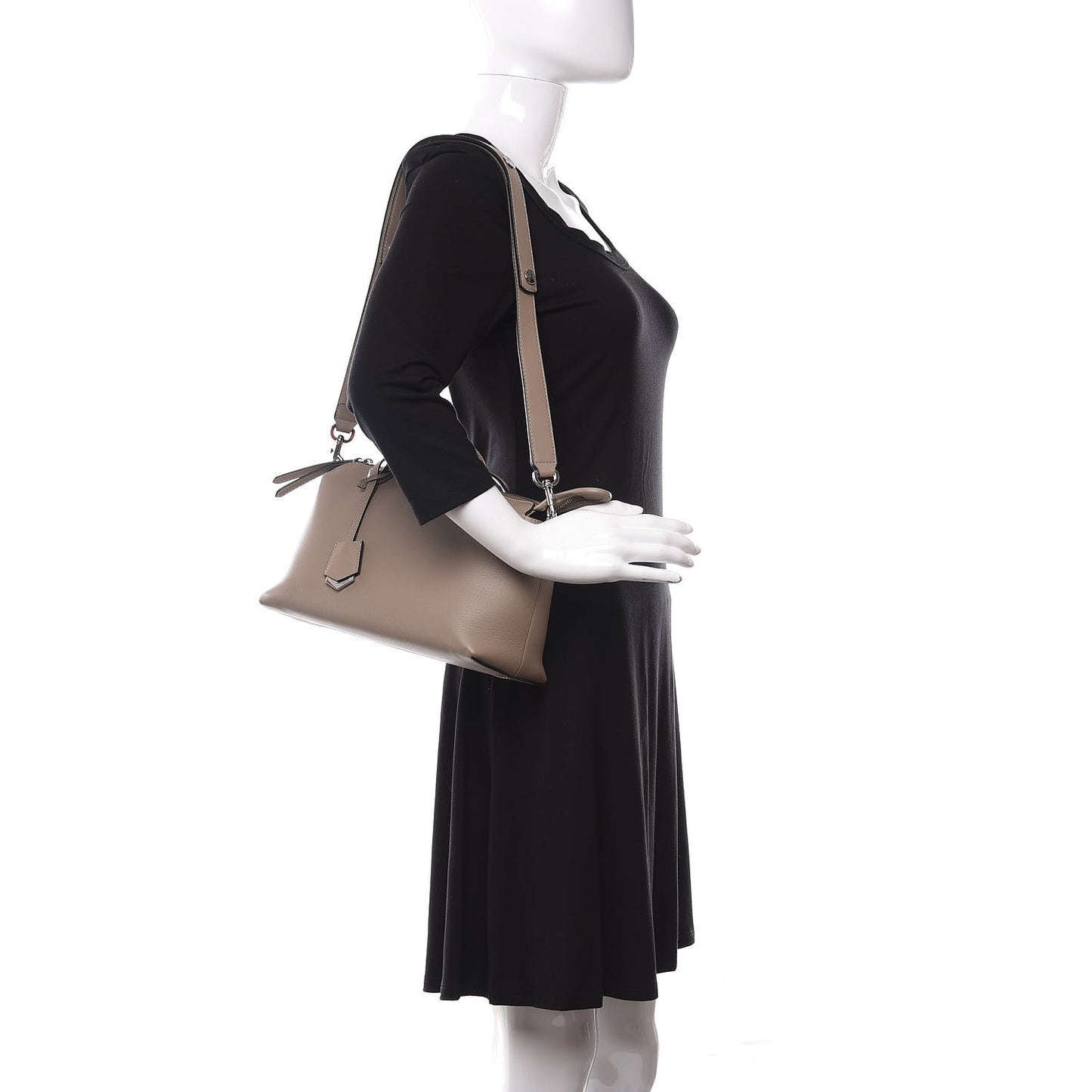 Vitello Dolce Medium By The Way Boston Bag Tortora