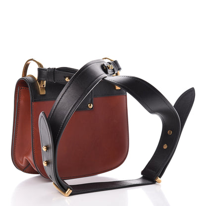 Prada City Calf Saffiano Cahier Crossbody Bag Cotto Black 3 of 14