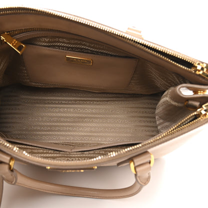 Prada Saffiano Medium Galleria Double Zip Tote Sabbia 5 of 13