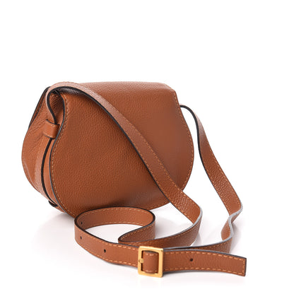Chloe Calfskin Mini Marcie Round Crossbody Bag Tan 3 of 11