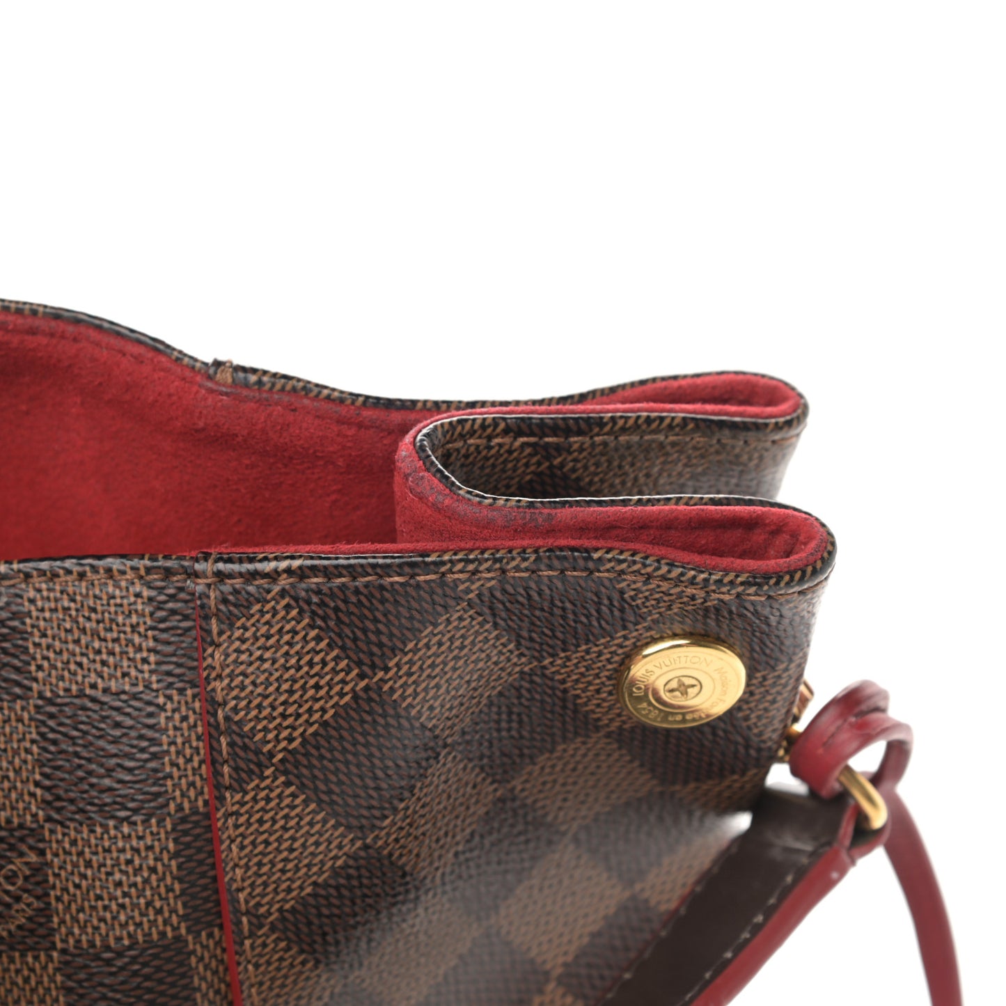 Damier Ebene Caissa Hobo Cherry