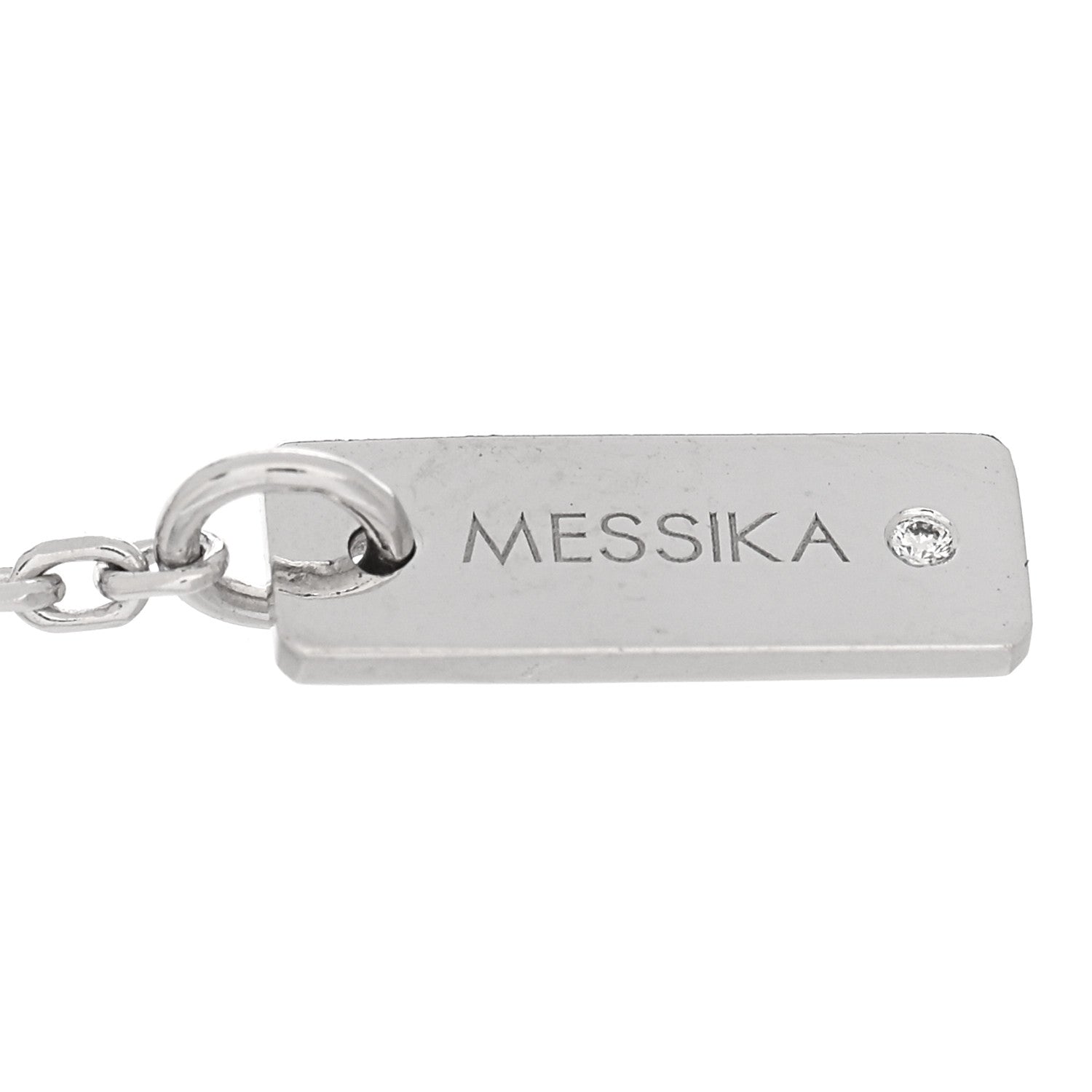 Messika 18K White Gold Diamond Glam'Azone Pave Bracelet 3 of 4