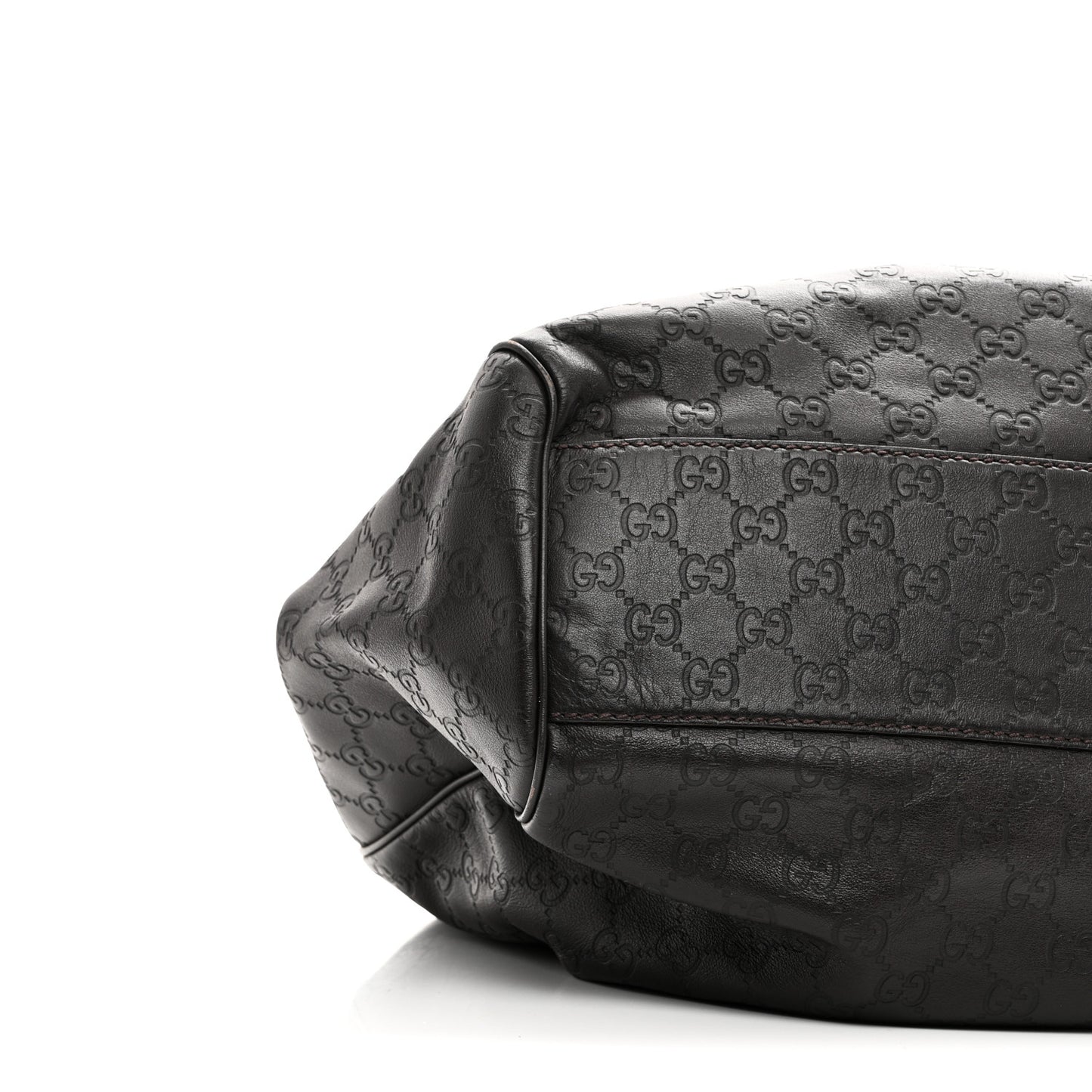 Guccissima Vitello Tender Large Sukey Tote Testa di Moro
