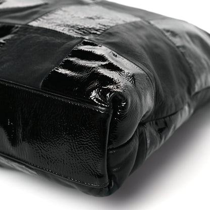 Chanel Patent Patchwork Large Brooklyn Tote Black 9 of 9