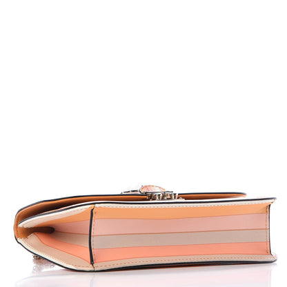 Valentino Garavani Vitello Native Couture 1975 Medium Glam Lock Rockstud Flap Mandarin Sorbet 4 of 12