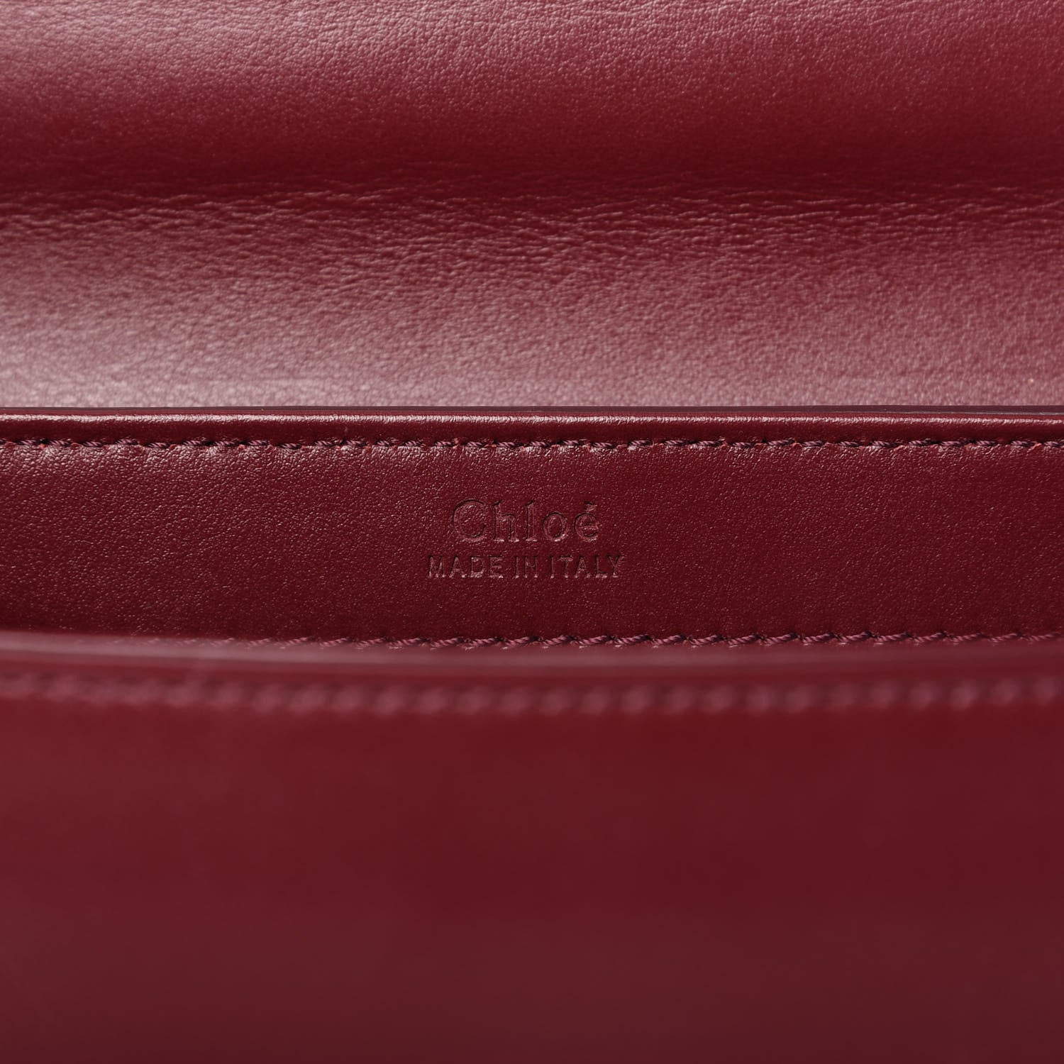 Chloe Calfskin Small C Double Carry Plum Purple 8 of 10