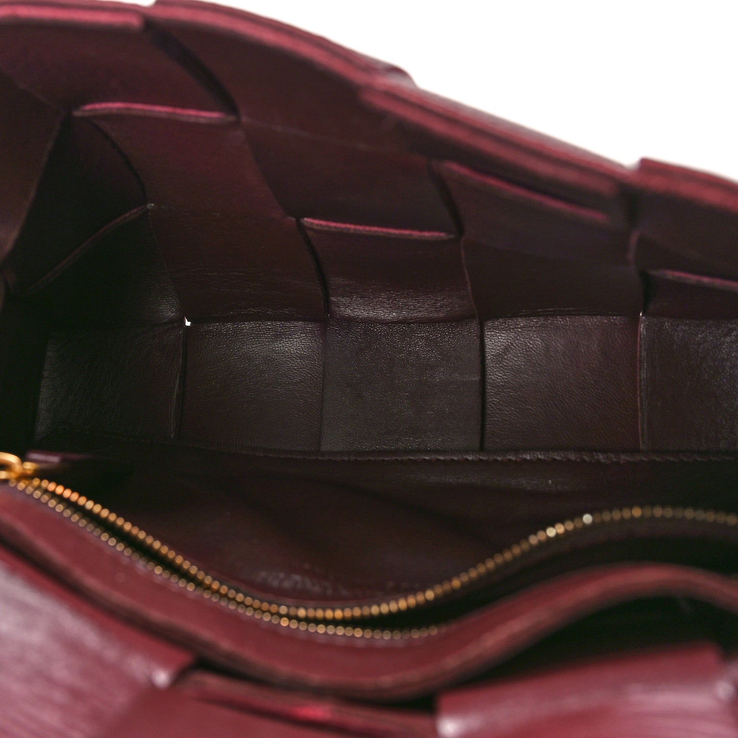 Grained Calfskin Maxi Intrecciato Cassette Crossbody Bag Bordeaux