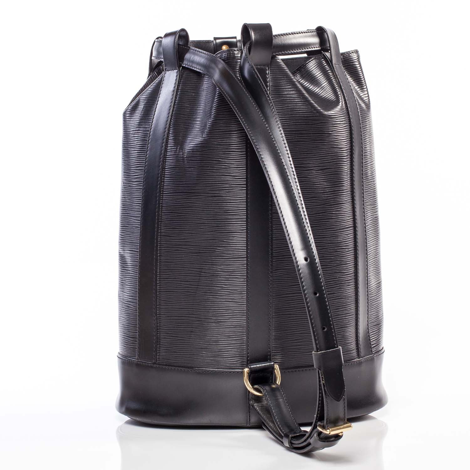 Louis Vuitton Epi Randonnee PM Black 3 of 8