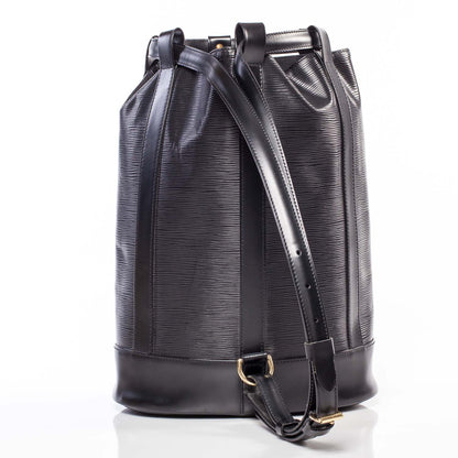 Louis Vuitton Epi Randonnee PM Black 3 of 8