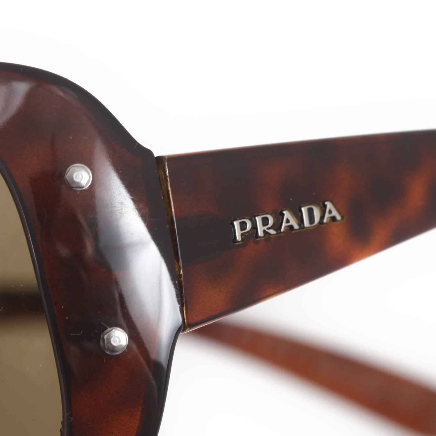 Prada Tortoise Shell Sunglasses SPR 04F 5 of 8