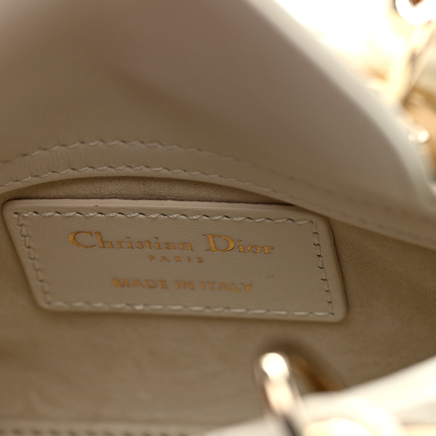 Christian Dior Calfskin Cannage Dioramour Micro Lady Dior Dior