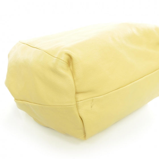 Calfskin Elsie Tote Eggshell