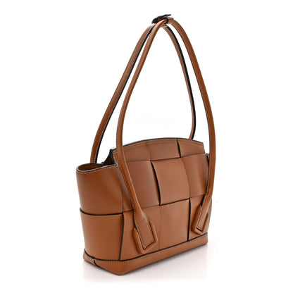 Bottega Veneta French Calfskin Maxi Intrecciato Small Arco Wood 2 of 17