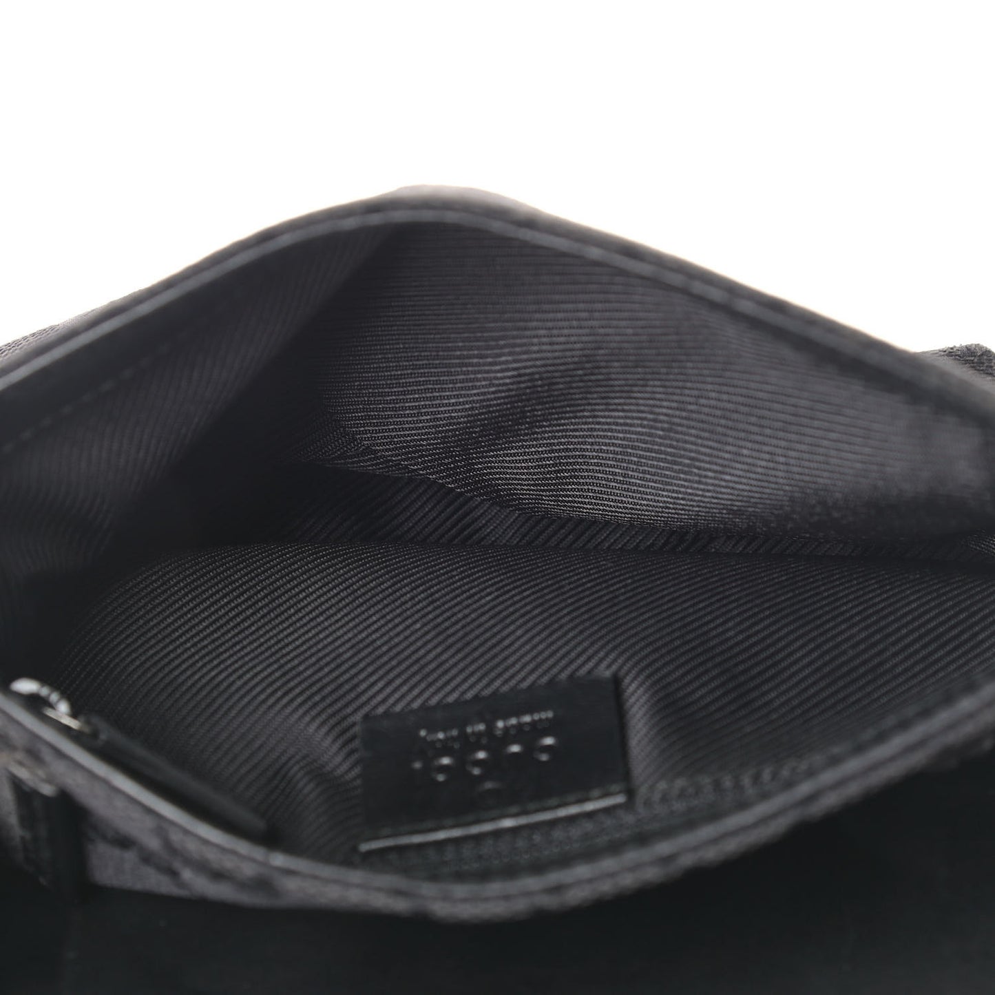 GG Monogram Web Flight Belt Bag Black